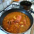 El cooksnap de Candido Melendez cuando hizo Asopao dominicano de camarones .