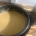 El cooksnap de Arnaldo Valdes cuando hizo Crema de Papa y Quesos.