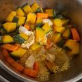 楊子彥 的 南瓜雞肉薑黃飯(電鍋版) cooksnap