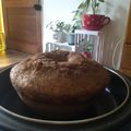 El cooksnap de Mónica Salvoni cuando hizo Budín húmedo de manzana con cubierta azucarada de canela🌹.