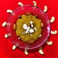 Sneha Patel's cooksnap of when they made Moong dal halwa.