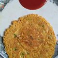Anita Rawat का कुकस्नैप जब उन्होंने सूजी का चीला (sooji ka cheela recipe in Hindi) बनाया था।