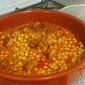 El cooksnap de Maribel Buitrago cuando hizo Albóndigas con garbanzos en salsa.