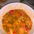 El cooksnap de Rosanna Mateo cuando hizo Asopao dominicano de camarones .