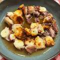 El cooksnap de Marieta cuando hizo Pulpo a feira con cachelos.