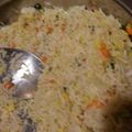 Samia Aijazz's cooksnap of when they made Egg Fried Rice.