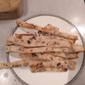 El cooksnap de Michelle Saculles cuando hizo Palitos de pipas.
