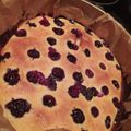 El cooksnap de Zoe cuando hizo Brownie de Limón y Arándanos.
