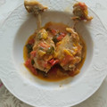 El cooksnap de Jose Carlos Sanchez cuando hizo Muslos de Pollo🍗 en salsa de verduras.
