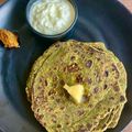 Seema Raghav का कुकस्नैप जब उन्होंने बथुआ पराठा (bathua Paratha recipe in hindi) बनाया था।