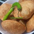 Varsha Bharadva का कुकस्नैप जब उन्होंने खस्ता कचौड़ी(khasta kachori recipe in hindi) बनाया था।