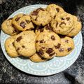 El cooksnap de Natalia Cavallo cuando hizo Cookies con chips de chocolate (sin manteca).