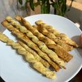 El cooksnap de Isabella Calcagno cuando hizo Talitas crunch de orégano y queso.