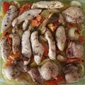 El cooksnap de María García cuando hizo Pollo al horno con verduras.