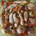 El cooksnap de María García cuando hizo Pollo al horno con verduras.