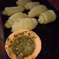 El cooksnap de Camila Roteño cuando hizo Medialunas con jamón y queso.
