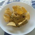 El cooksnap de Elena Vigo cuando hizo Guacamole mix.