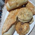 El cooksnap de Mayra Delgado cuando hizo Pan de orégano y queso.