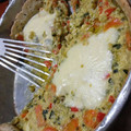 El cooksnap de Johana Ortiiz cuando hizo Tarta de verduras con masa de semillas.