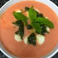 El cooksnap de maybe cuando hizo Sopa fría de sandía.