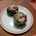 MandyMalley's cooksnap of when they made Stuffed Green Bell Peppers.