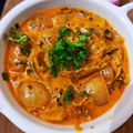 Madhvi Dwivedi का कुकस्नैप जब उन्होंने मलाई प्याज़ की राजस्थानी सब्जी (Malai pyaaz ki Rajasthani sabji recipe in hindi) बनाया था।