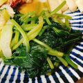 mimi療癒廚房 的 蒜炒地瓜葉 #好料日記 cooksnap