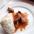 Chef Zack's cooksnap of when they made Beef pilau.