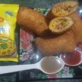 Sandhya gupta का कुकस्नैप जब उन्होंने होम मेड स्प्रिंग रोल (homemade spring roll recipe in Hindi) बनाया था।