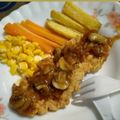Cooksnap dari Hani Pebriani untuk resep Crispy Chicken Steak with Mushroom Sauce