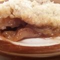 El cooksnap de Alicia cuando hizo Crumble de manzana.