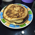 El cooksnap de claudia cuando hizo Pancakes/Hotcakes.