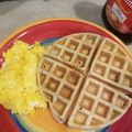 Kalisha's cooksnap of when they made Easy Waffles.