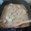 El cooksnap de Adriana Loyarte cuando hizo Strogonoff de pollo.