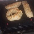 El cooksnap de Damyán Palque cuando hizo Pan casero con jamón y queso.
