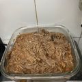 El cooksnap de Javier Herranz cuando hizo Mechada para sándwiches en olla lenta.