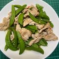 Wen Chiu 的 肉片炒甜豆 cooksnap