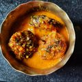 Sushmita Chakraborty's cooksnap of when they made কাঁচকলার কোফতা(Kachkolar Kofta Recipe in Bengali).