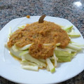 El cooksnap de Audio Atencio cuando hizo Espaguetis de calabacines con salsa de tomate diet.