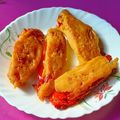 SHYAMALI MUKHERJEE's cooksnap of when they made পুরভরা লঙ্কার চপ (Lonkar Chop Recipe In Bengali).
