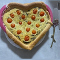 El cooksnap de Maria Mesa cuando hizo Quiche de champiñones y bacon.