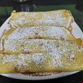 El cooksnap de Teresita Felíz cuando hizo Panqueques Manjar y nuez.
