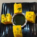 Falguni Shah's cooksnap of when they made નાયલોન ખમણ ઢોકળાં (Nylon Khaman Dhokla Recipe In Gujarati).