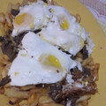 El cooksnap de Teresita Felíz cuando hizo Chorrillana casera.
