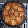 Anett Molnár Cooksnap-ja, amikor elkészítette a(z) Mustáros-fokhagymás szószban sült húsgombóc receptet.