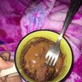 El cooksnap de Cami cuando hizo Torta en taza.
