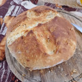 El cooksnap de Daniel cuando hizo Pan con chicharrón.