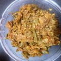 Diya Sawai का कुकस्नैप जब उन्होंने ग्वार फली फ्राई (Guar fali fry recipe in Hindi) बनाया था।