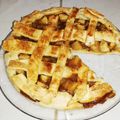 El cooksnap de Josué Mora cuando hizo Pay de manzana.