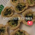 El cooksnap de Yessi Ruiz cuando hizo Canastitas de espinaca, jamón y quesos.